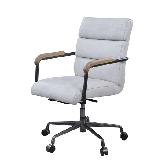 ACME Halcyon Office Chair in Vintage White Finish