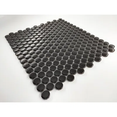 0.75" x 0.75" Porcelain Penny Round Mosaic Wall & Floor Tile