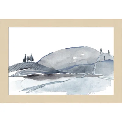 Gray Italian Countryside by Patricia Shaw - Picture Frame Print
