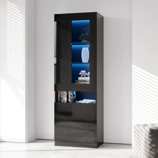 2-Door Filing Cabinet with Shelving