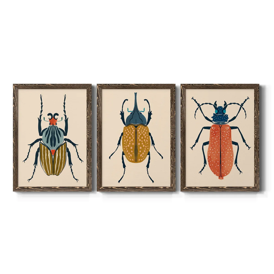 Beetle Bug I-Premium Framed Canvas - Ready to Hang - Multi-Color