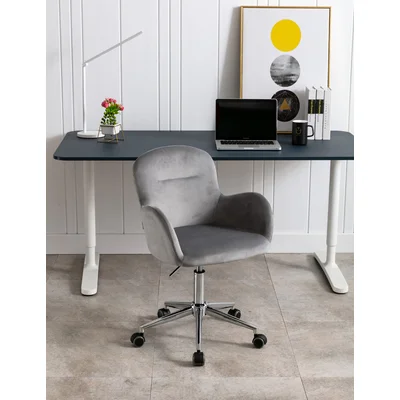 Baadur Swivel Shell Chair For Living Room ,Office Chair , Modern Leisure Arm Chair Beige