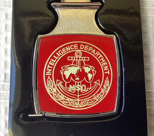 Vintage Japan Military Training Squadron Gift To Usn Commander Letter Opener