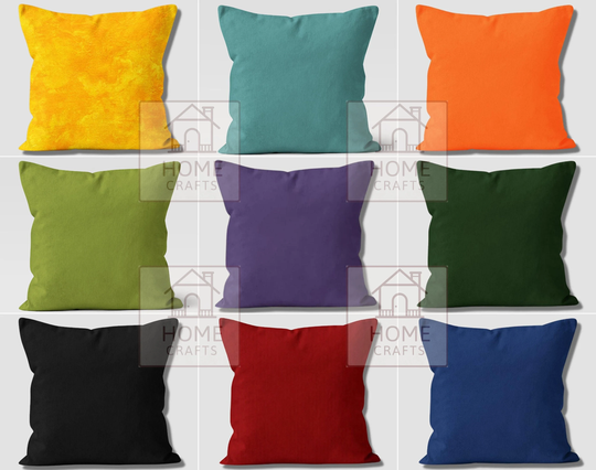 Solid Color Pillow Covers, Luxury Sofa Case, Smug Decorative Couch Cushion Cover, Rakish Sham, Xmas Home Deco, Gift