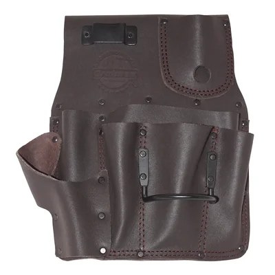 Right-Handed Drywall Pouch Oil Tanned Leather