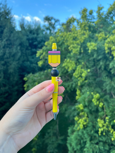 Pencil Pen | Beaded Teacher Back To School Gifts Silicone Cute Pens