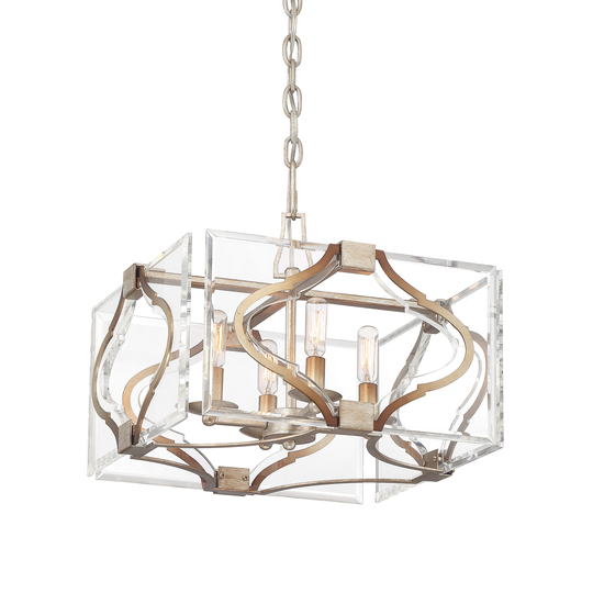 Brenton Cove - 4 Light Semi Flush (Convertible To Pendant) by Metropolitan