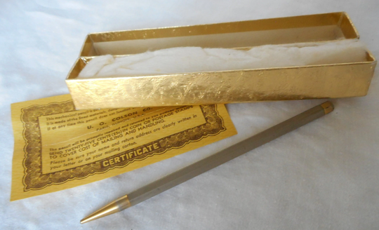 Vintage Ritepoint Metal Mechanical Writing Drawing Lead Pencil Original Box