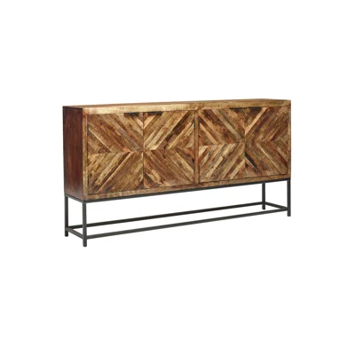 Arlett 80" Wide Mango Solid Wood Sideboard