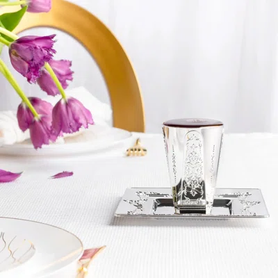 Plastic Regal Square Wine Kiddush Cups 5 Oz - Set Of 10