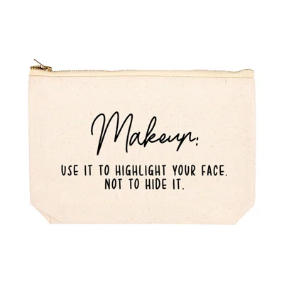 Use It To Highlight Your Face Not to Hide It Makeup Pouch