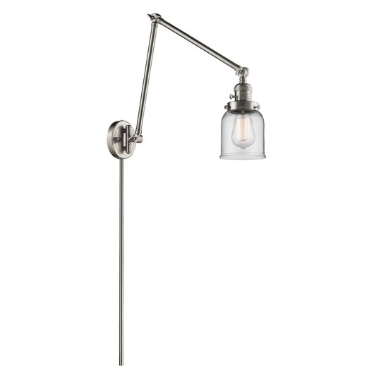Innovations Lighting Small Bell Single Light 30" Tall Outdoor Wall