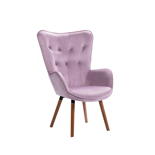 Porthos Home Fosco Arm Chairs For Living Room, Wingback in Velvet