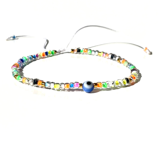 Color Jam Fun Beaded Bracelet Handmade-Unique-Bracelet Design By Lucky Charms Usa