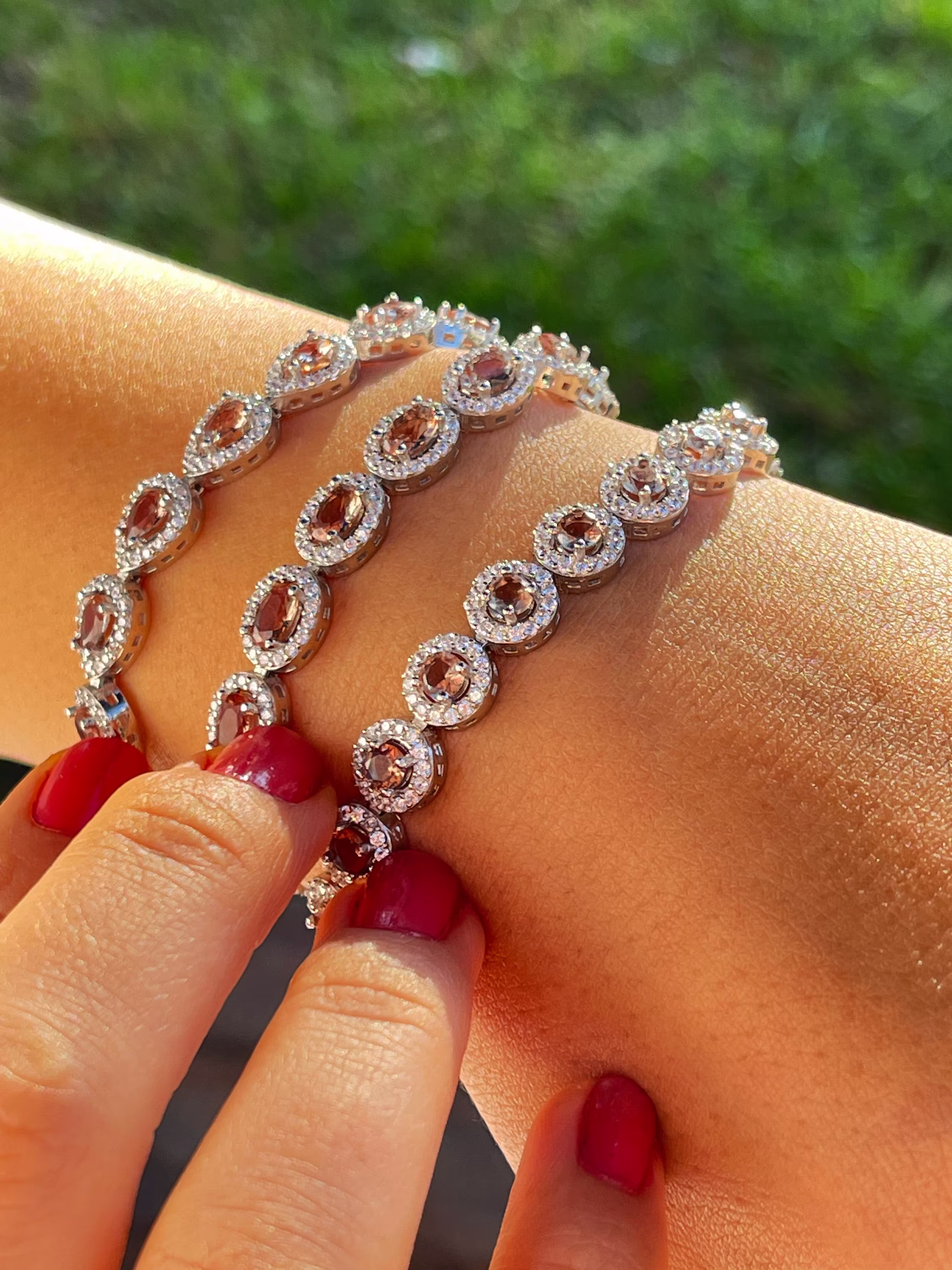 Zultanite Gemstone Silver Bracelet, Color Changing Stone, Gemstone, Adjustable 925K Sterling Bracelet