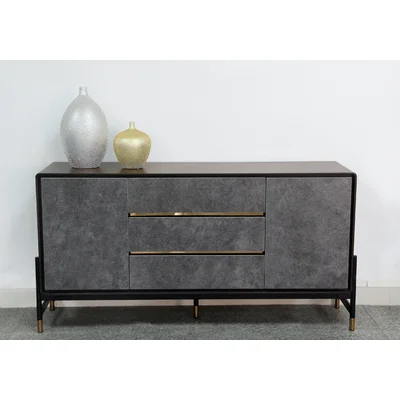 Sarles 59" Wide 3 Drawer Sideboard