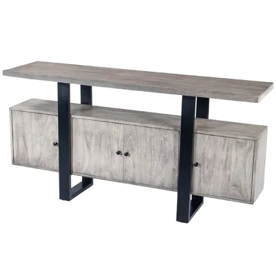 Jagbir 63'' Wide Acacia Solid Wood Sideboard