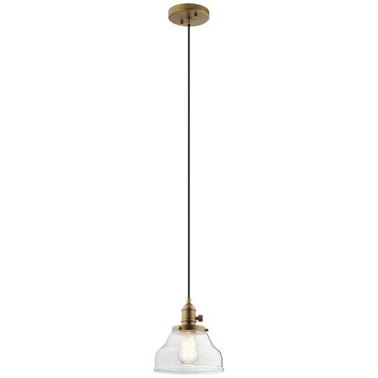 Kichler Lighting Avery Natural Brass 1-Light Mini Pendant