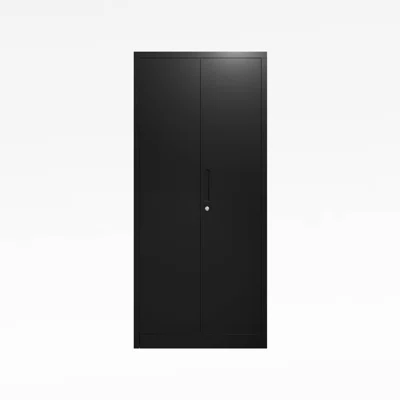 Metal Garage Storage Cabinet With 2 Doors And 4 Adjustable Shelves, Steel Lockable File Cabinet Tool Cabinets