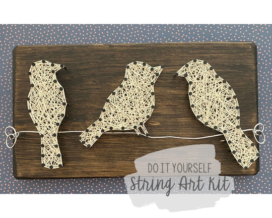 Diy Birds On A Wire String Art Kit