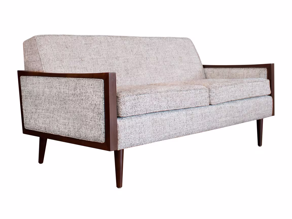 Mid Century Modern Love Seat Casara Tyler Sofa