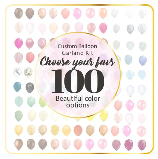 Diy Balloon Garland Kit|100+ Colors Choices|Giant Balloons Included Design Your Custom Color | Easy Balloon Arch