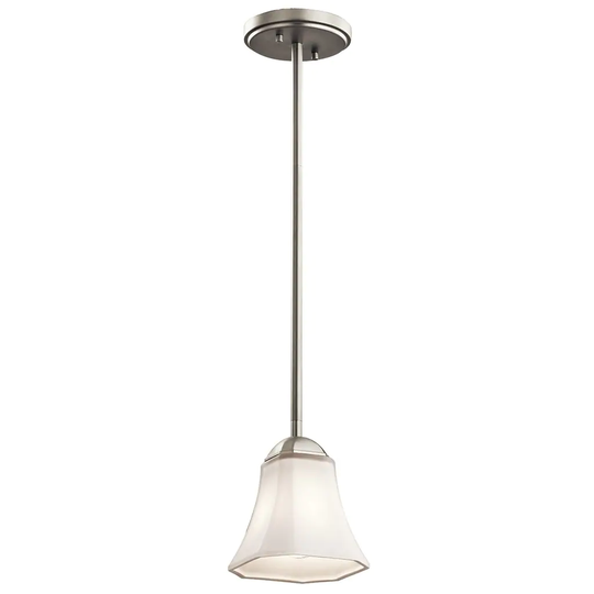 Kichler Lighting Serina Collection 1-light Brushed Nickel Mini Pendant - Brushed Nickel