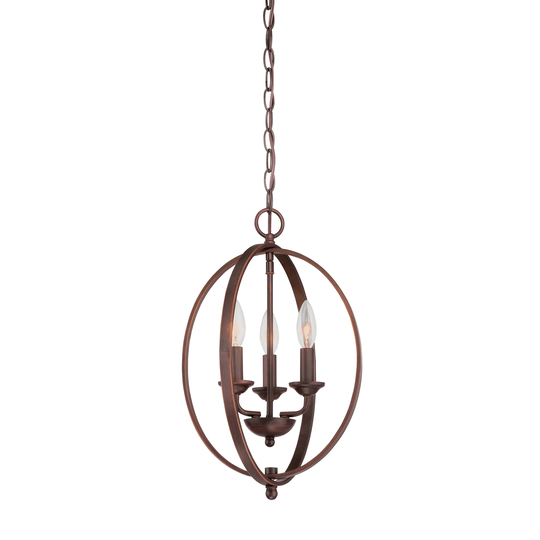 Metal 3 Light Pendant light