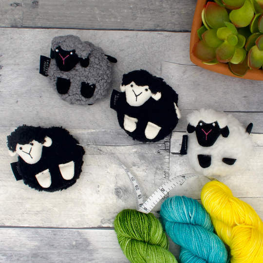 Sheep Measuring Tape - Lantern Moon Destiny Flexible Dual Sided Measuring Tape in Black, Grey Or White
