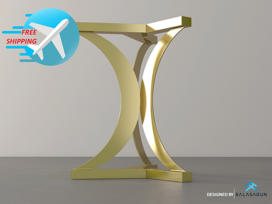 Round Table, Turan Table Base, 28" Pedestal For Dining - Height 26" -30"