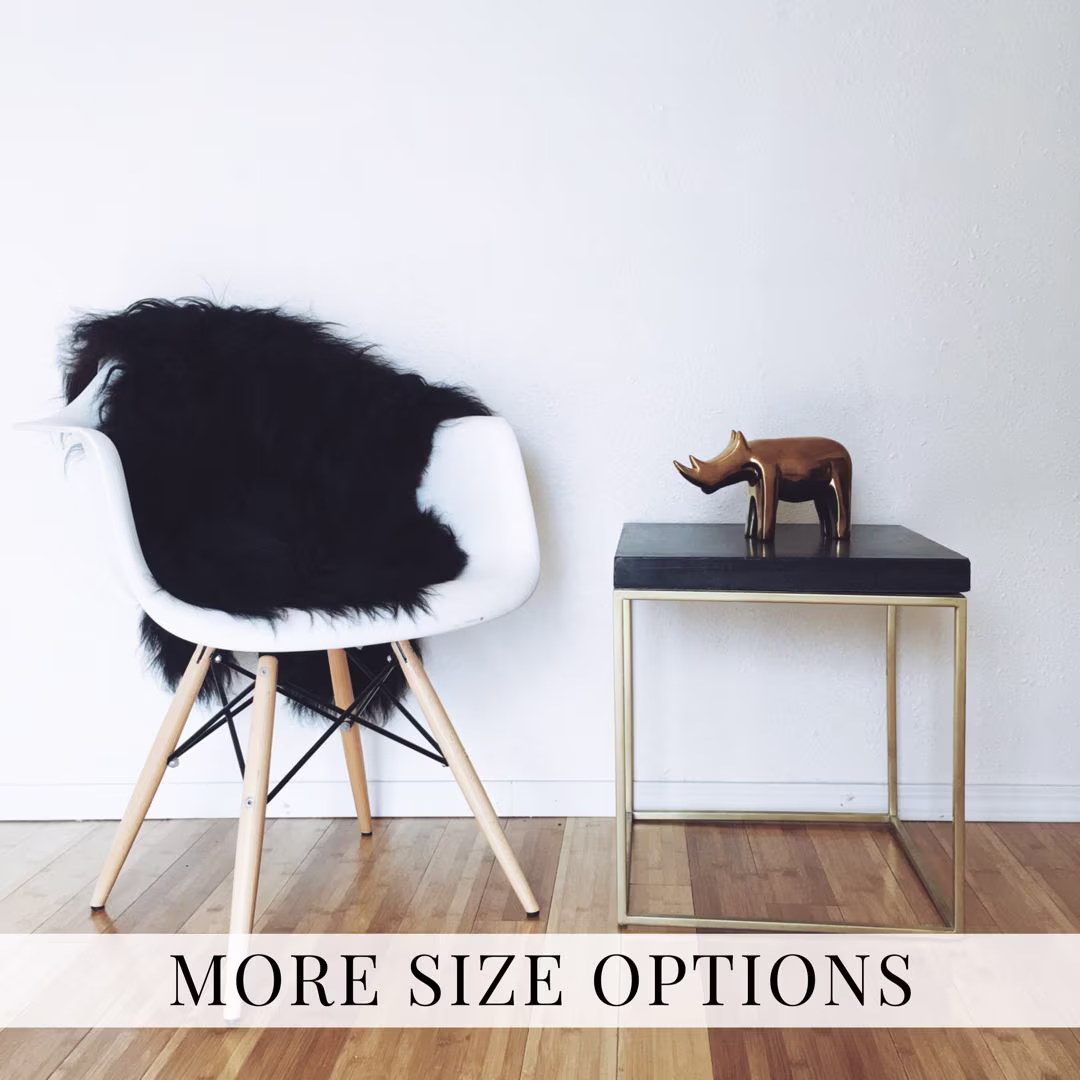 Brass Side Tables Black Concrete Table For Lofts Corner Contemporary Gold Nightstand Minimal Bedside Midcentury End #pcd2