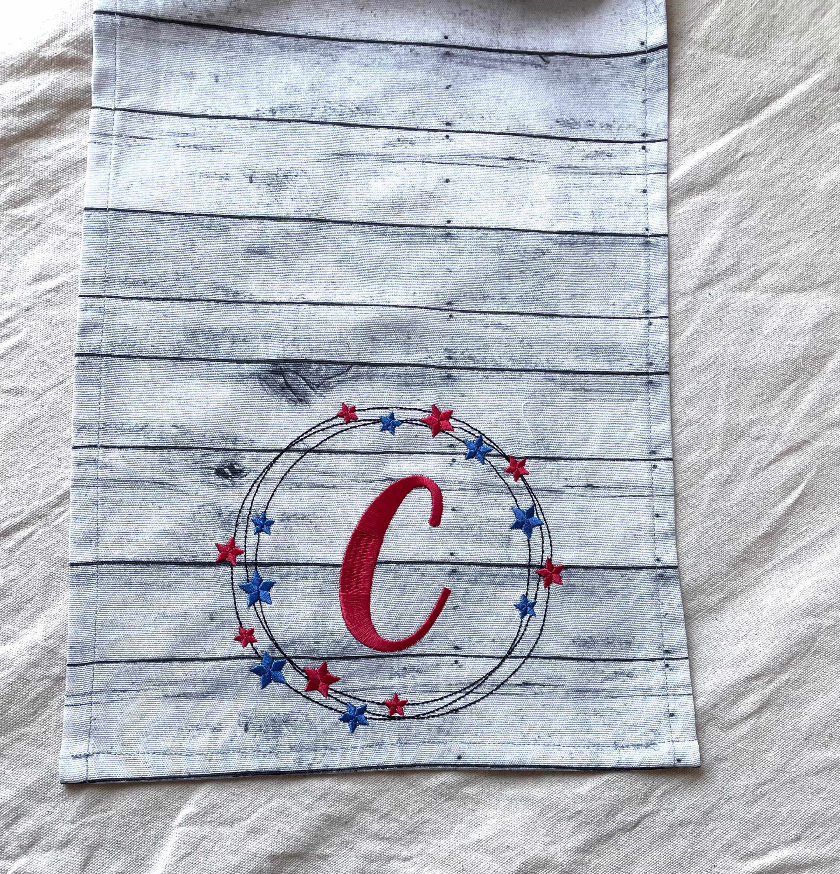 Seasonal Table Runner, Striped Ticking Decor, Rustic Farmhouse Personalized Decor