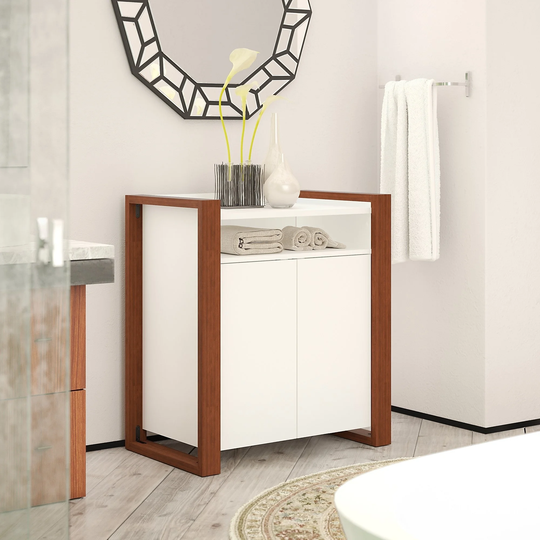 Voss Bathroom Storage Cabinet from kathy ireland Home by Bush Furniture