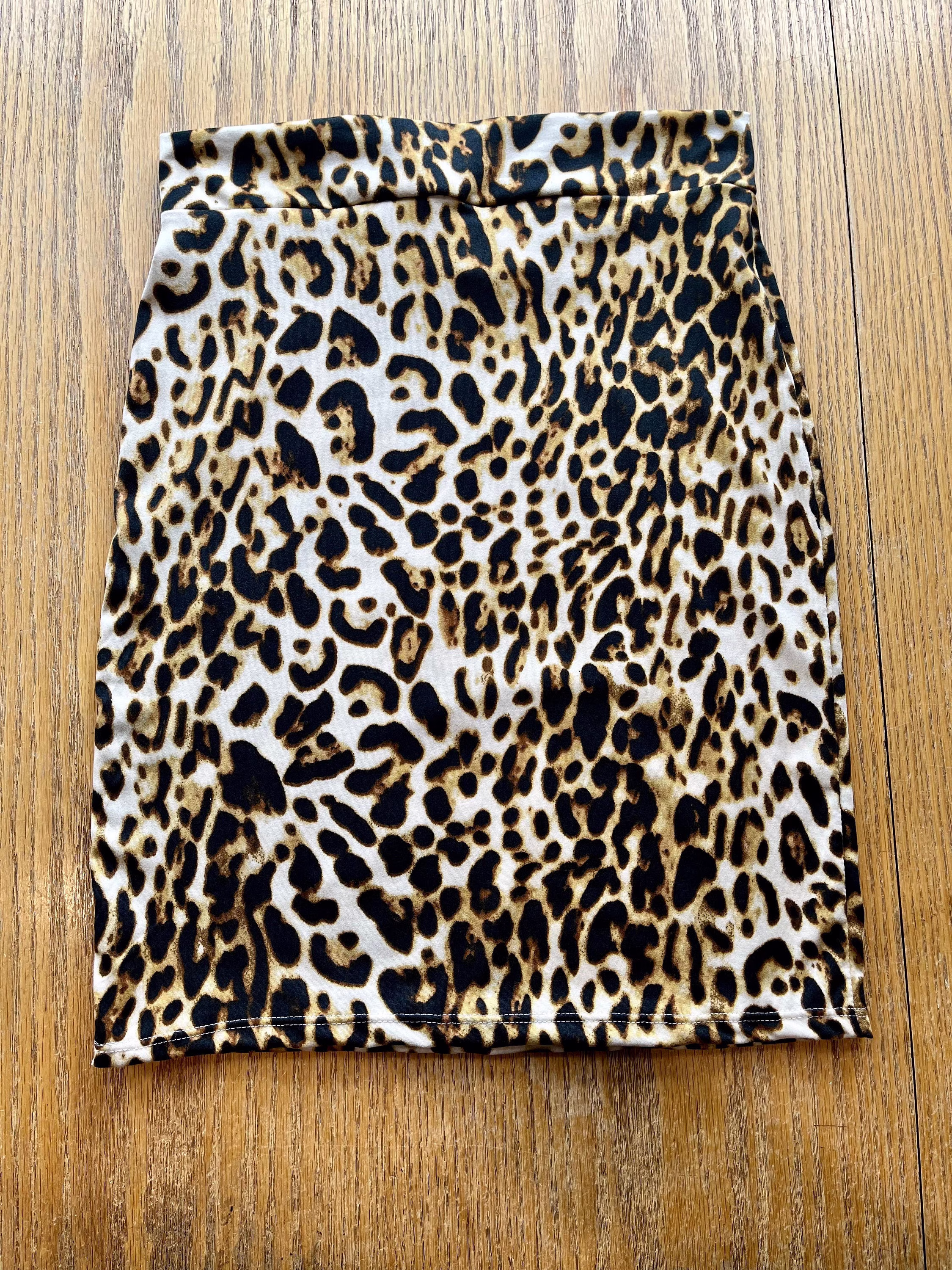 Leopard Print Girls & Toddlers Pencil Skirt-Modest Skirt-School Skirt-Church Skirt