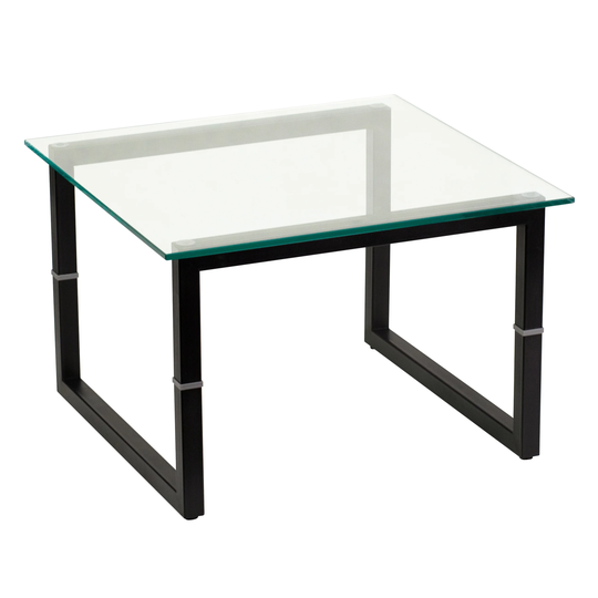 Glass End Table - Occasional Table - Reception Table - Tempered Glass