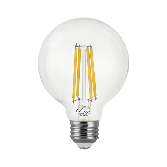 Euri Lighting 7 Watt G25 Globe Filament LED 2700K 120V