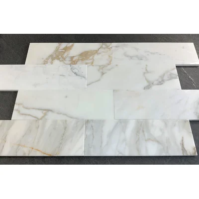 4" x 12" Marble Mosaic Subway Wall & Floor Tile