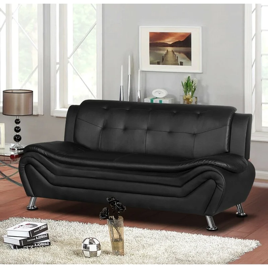 Arul Tufted Modern Club Sofa