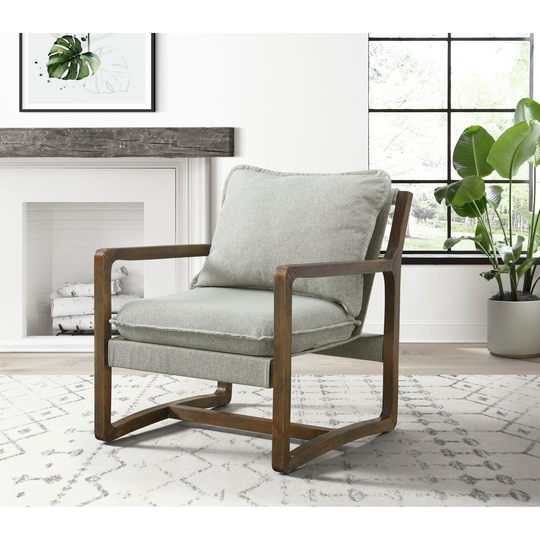 Picket House Furnishings Misty Accent Chair in Fawn