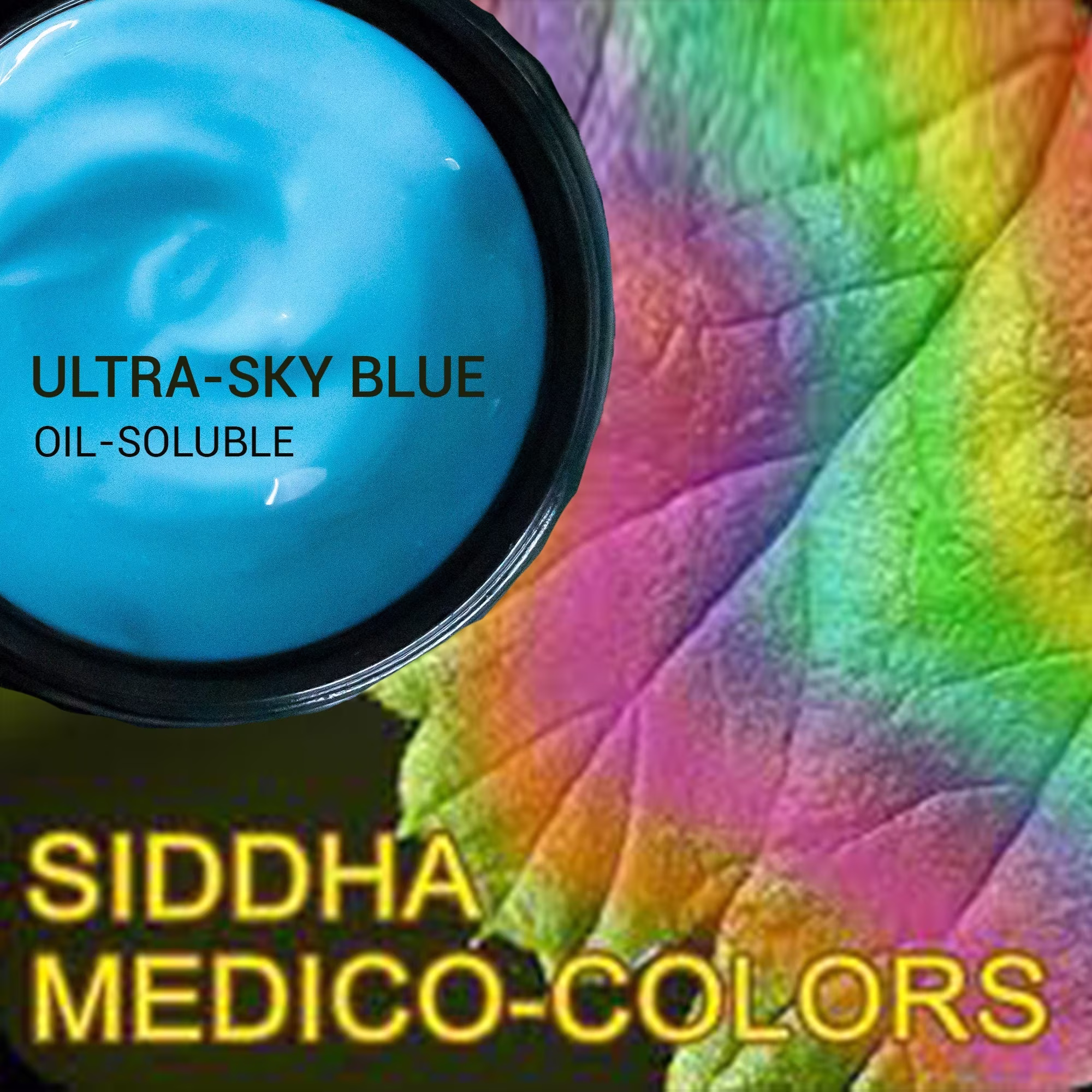 Blue Natural Cosmetic Color, Cosmo & Ecocert Approved, Pure Bioactive Color Extracts, Colors For Skin Care, Plant Based