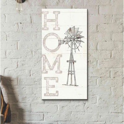Farm Memories III Home by Anne Tavoletti - Wrapped Canvas Textual Art Print