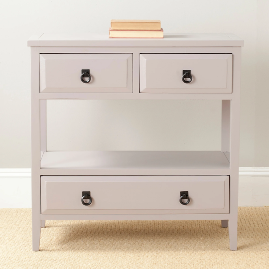 SAFAVIEH Branson Grey Storage Sideboard - 32" x 15" x 32.1"