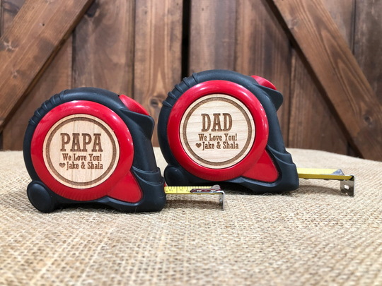 Personalized Father's Day Gift, Gift For Dad, Measuring Tape, Grandfather Dad From Kids