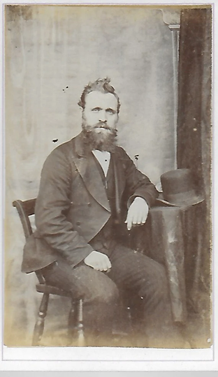 Victorian Cdv, Gentleman, Sitting in Chair, Top Hat, On Table, Unknown Photographer, Circa 1860S