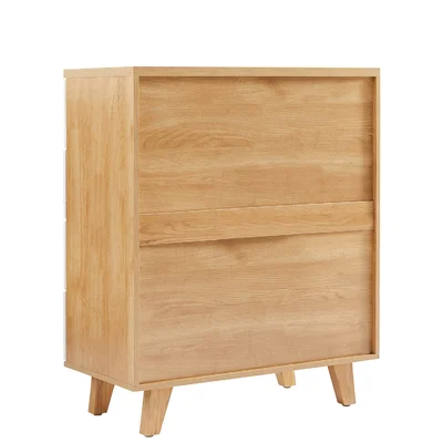 Drawer Cabinet Bar Cabinet Storge Cabinet Solid Wood Handles And Foot Stand With 4 Drawers