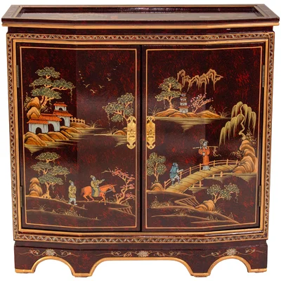 Abidur 32" Wide Elm Solid Wood Sideboard