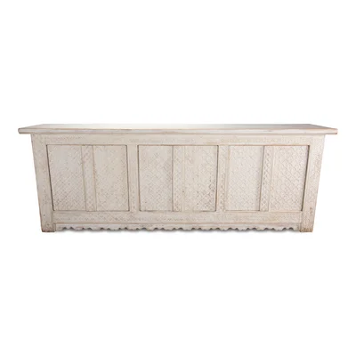 Persian 98'' Wide Pine Solid Wood Sideboard