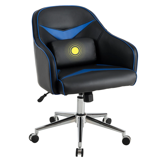 Costway Office Chair Task Desk Swivel Adjustable Height w/ Massage