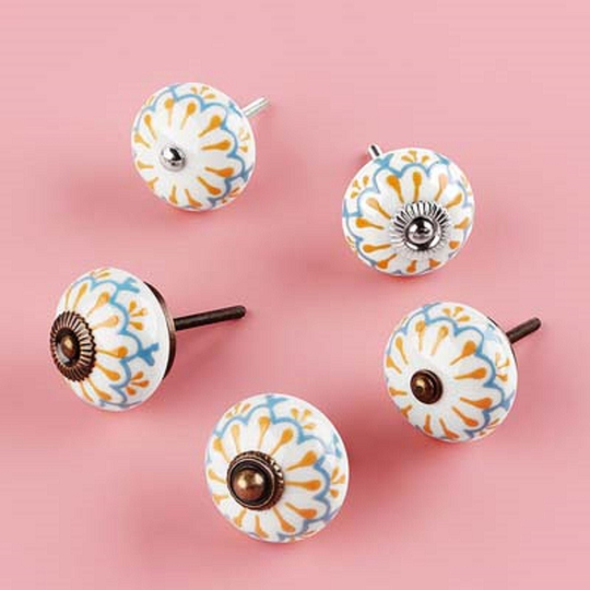 Drawer Knobs - Ceramic Desk Kitchen Sideboard Er106S