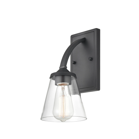 Millennium Lighting Josleen 1 Light Wall Sconce in Satin Nickel or Matte Black